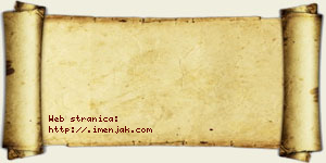 Tijana Đenadić vizit kartica